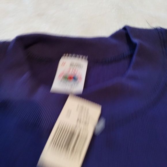 vintage fruit of the loom shortsleeve sweatshirt blank New USA Purple Medium - Picture 3 of 6